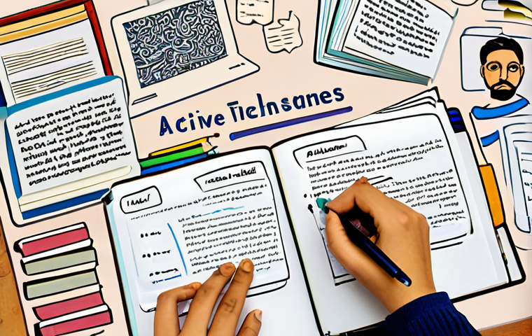 효율적으로 복습하기 위한 일정 설계법 - **Prompt 1: The Serene Dawn of Focus**
    An Arab male student, in his early twenties, sitting at a...
